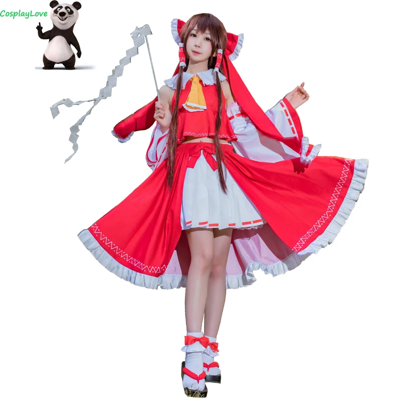 CosplayLove TouHou Project Hakurei Reimu Cosplay Costume Red Dress For Girls Women Christmas Halloween
CosplayLove TouHou Project Hakurei Reimu Cosplay Costume Red Dress For Girls Women Christmas Halloween