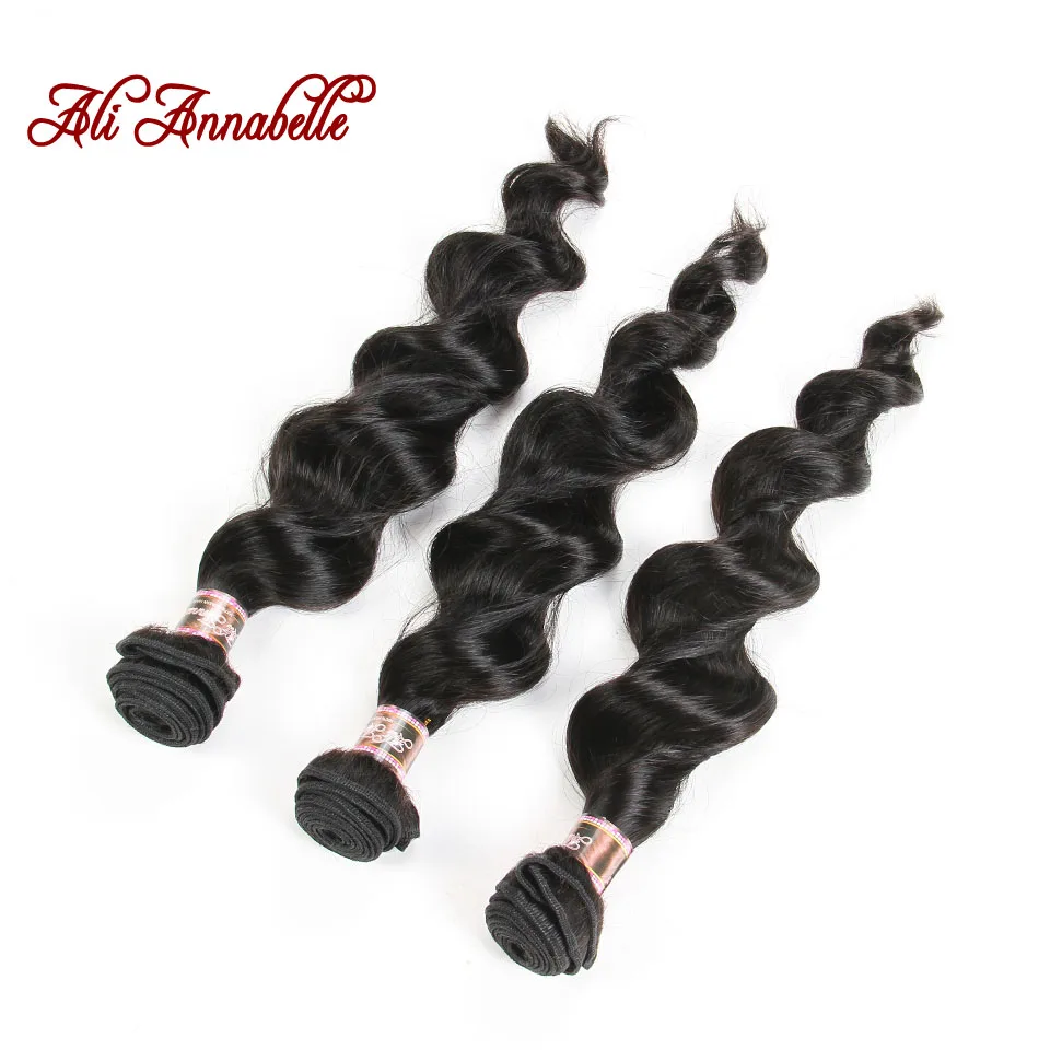 ALI ANNABELLE HAIR Loose Wave Indian Hair Weave Bundle Deals 3 Bundles Human Hair Extensions 10-28 Inch Remy Hair Weaving
ALI ANNABELLE HAIR Loose Wave Indian Hair Weave Bundle Deals 3 Bundles Human Hair Extensions 10-28 Inch Remy Hair Weaving