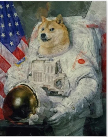 Doge US Astronaut Dogecoin Cryptocurrency Bitcoin Vintage Decorative Kraft Poster Canvas Painting Wall Sticker Home Decor Gift 
Doge US Astronaut Dogecoin Cryptocurrency Bitcoin Vintage Decorative Kraft Poster Canvas Painting Wall Sticker Home Decor Gift