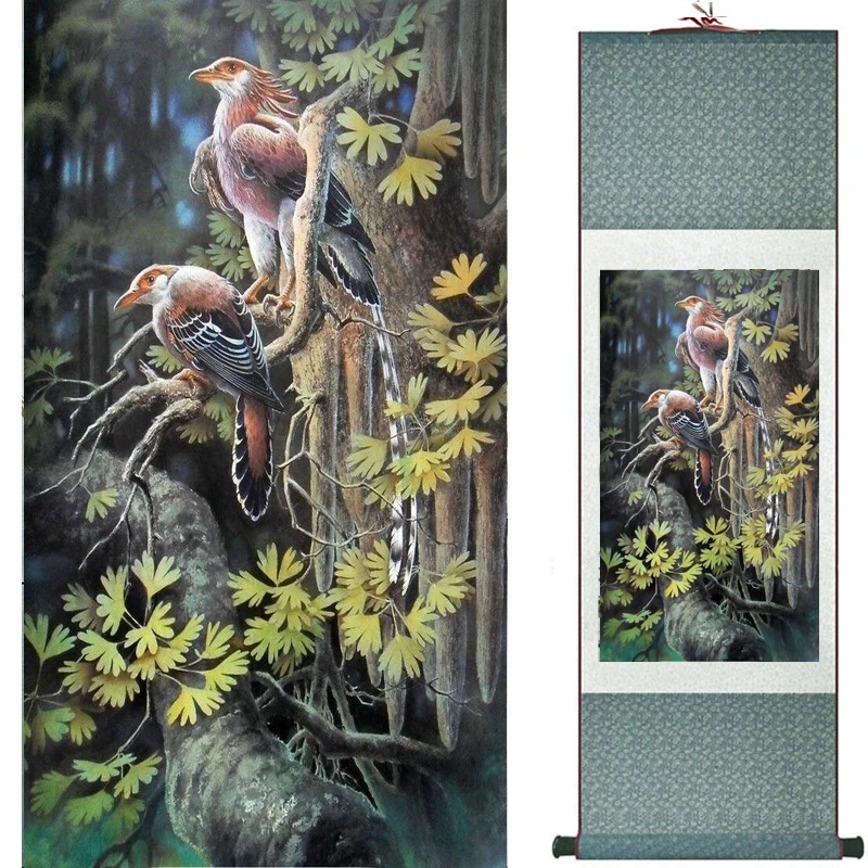 Birds and flower painting silk scroll painting traditional Chinese art painting home decoration painting2019072011
Birds and flower painting silk scroll painting traditional Chinese art painting home decoration painting2019072011