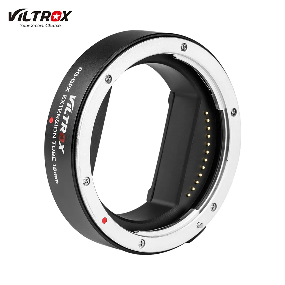 Viltrox 18mm Automatic Electronic Macro Extension Tube Adapter Ring for Fuji G-mount GFX Cameras/Lenses Support TTL Auto Focus
Viltrox 18mm Automatic Electronic Macro Extension Tube Adapter Ring for Fuji G-mount GFX Cameras/Lenses Support TTL Auto Focus