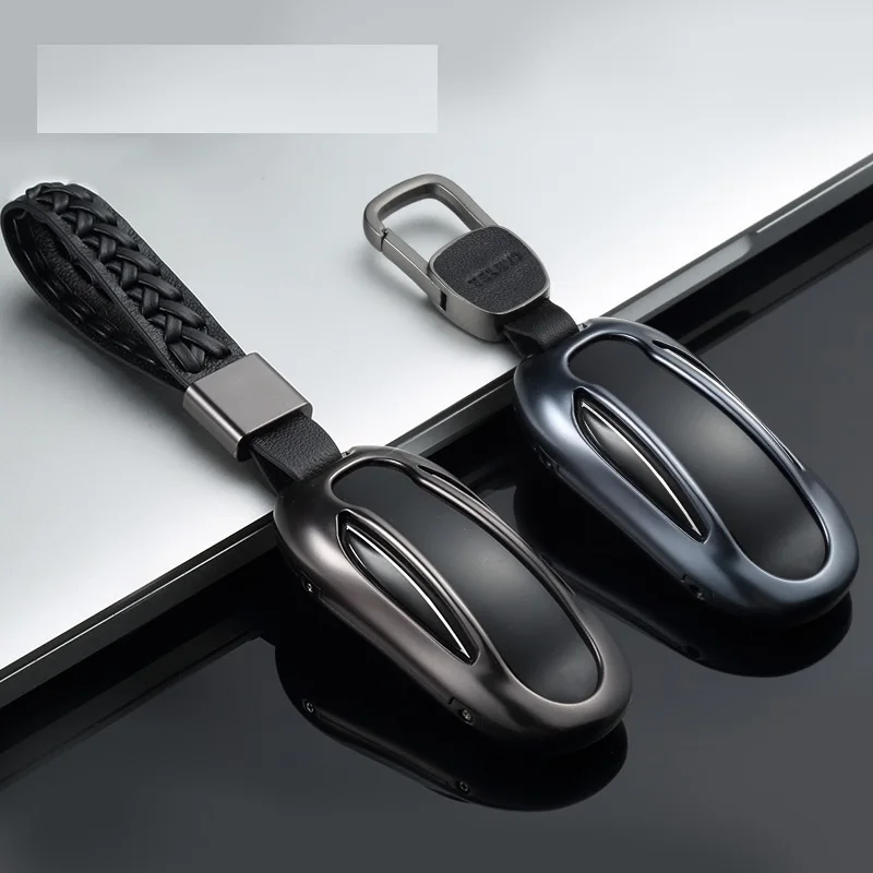 For Tesla Model X Remote Key Case Cover Shell Key Holder Bag Automobiles Aluminum Alloy + Leather Key Ring Auto Car Accessories
For Tesla Model X Remote Key Case Cover Shell Key Holder Bag Automobiles Aluminum Alloy + Leather Key Ring Auto Car Accessories