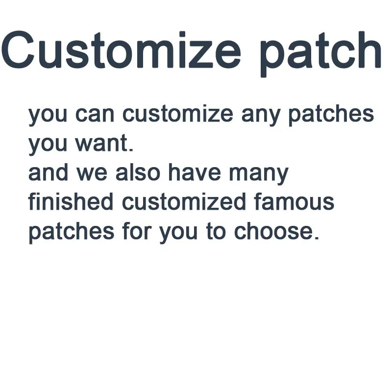 Customized Different Custom Iron On Patches Embroidered Clothes Patch For Clothing Clothes Stickers Garment Apparel Accessories
Customized Different Custom Iron On Patches Embroidered Clothes Patch For Clothing Clothes Stickers Garment Apparel Accessories