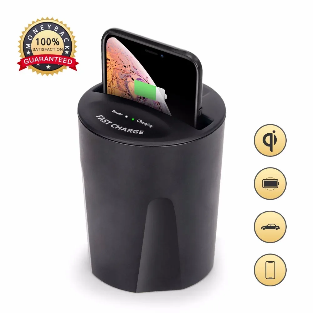 X9 10W/7.5W/5W Qi USB Fast Car Wireless Charger For Iphone 8 Plus X CUP Cigarette Chargering Pad For Samsung S8 S7 S6 Edge
X9 10W/7.5W/5W Qi USB Fast Car Wireless Charger For Iphone 8 Plus X CUP Cigarette Chargering Pad For Samsung S8 S7 S6 Edge