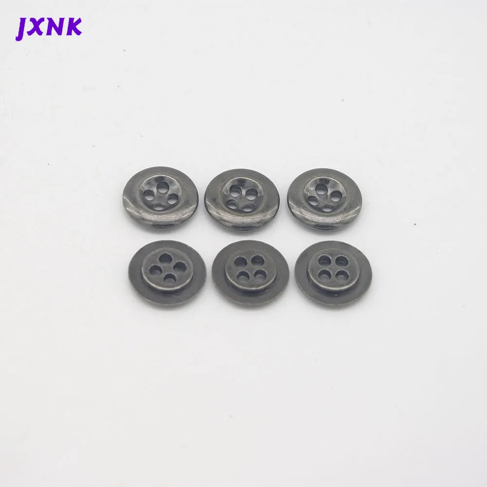 10pcs/lot 4-holes hand made Buttons for needlework metal buttons clothing sewing scrapbooking accessories 15mm black nickel
10pcs/lot 4-holes hand made Buttons for needlework metal buttons clothing sewing scrapbooking accessories 15mm black nickel