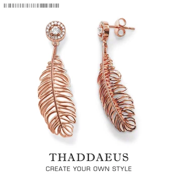 Drop Earring Feather Trendy Gift For Women High Quality Earring Europe Style Rose Gold Color Zirconia Silver Fashion Jewelry
Drop Earring Feather Trendy Gift For Women High Quality Earring Europe Style Rose Gold Color Zirconia Silver Fashion Jewelry