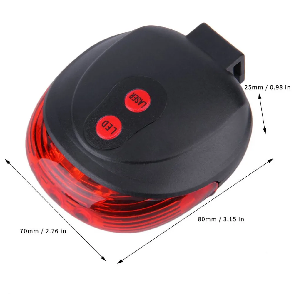 Bicycle Tail Light (5LED+2Laser) Waterproof Cycling Bike Light 7 Cool Flash Mode Bike Rear Lights For Bike Accessories Light
Bicycle Tail Light (5LED+2Laser) Waterproof Cycling Bike Light 7 Cool Flash Mode Bike Rear Lights For Bike Accessories Light