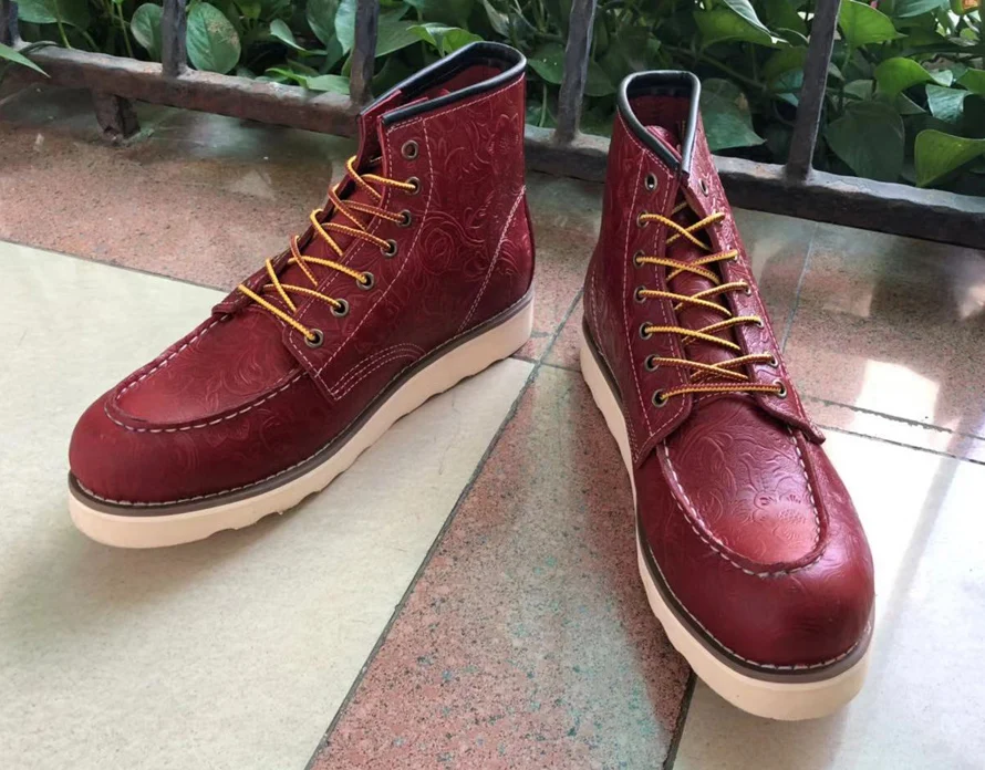 Micholediys 2019 New Arrival Handmade Vintage High-rise Red Motorcycle Wing Best quality British Men's Boots lace up Shhoes
Micholediys 2019 New Arrival Handmade Vintage High-rise Red Motorcycle Wing Best quality British Men's Boots lace up Shhoes