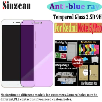 Sinzean 50pcs For Xiaomi Redmi Note 5 Anti blue ray tempered glass For Redmi Note5 Pro screen protector with retail box
Sinzean 50pcs For Xiaomi Redmi Note 5 Anti blue ray tempered glass For Redmi Note5 Pro screen protector with retail box