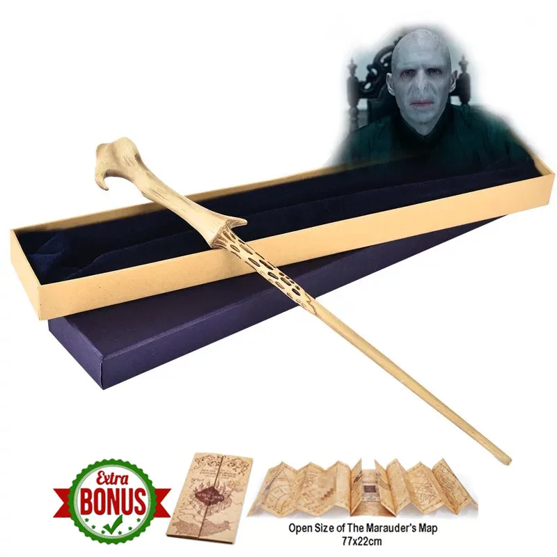 36cm Lord Voldemort Magic Wand Metal Core Wands Gift Box Packing Halloween Christmas Students Gift
36cm Lord Voldemort Magic Wand Metal Core Wands Gift Box Packing Halloween Christmas Students Gift