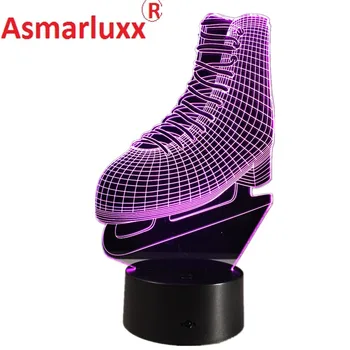 Russia Sport Ice Skates 3D LED Night Light Children Cute Desk Lamp Decoration Color Changing 3D Lamp Gift For Friends Children
Russia Sport Ice Skates 3D LED Night Light Children Cute Desk Lamp Decoration Color Changing 3D Lamp Gift For Friends Children