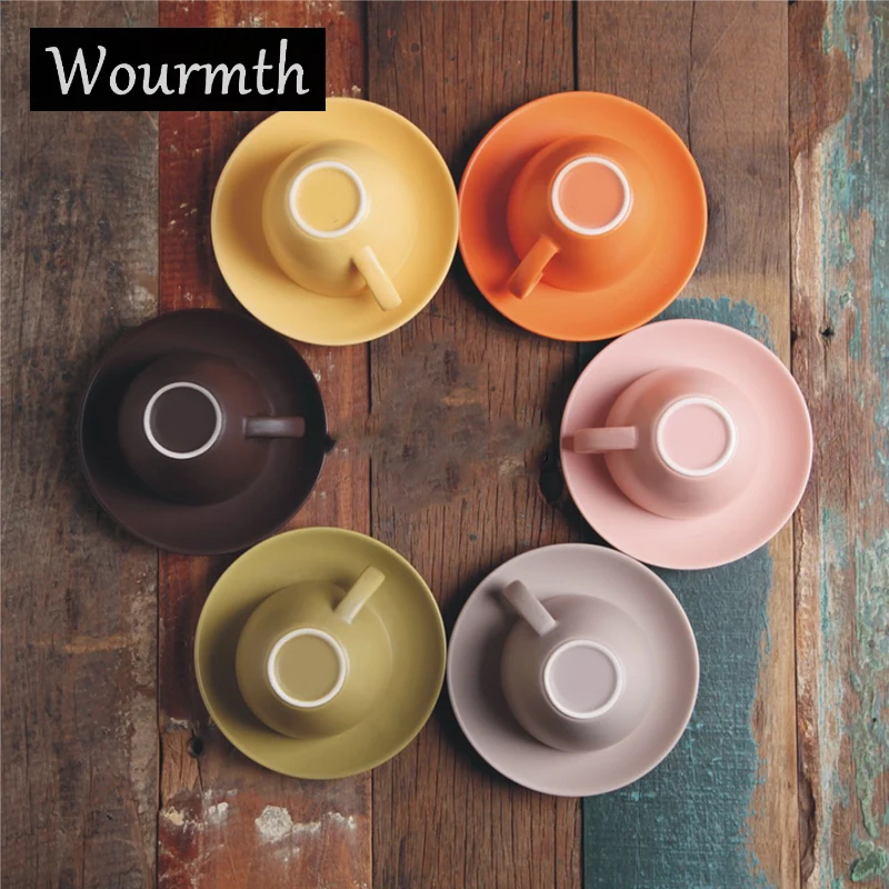 Wourmth 200ML European Style Bone China Coffee Cup and Saucer Set Creative Ceramic Tea Cup For Gift
Wourmth 200ML European Style Bone China Coffee Cup and Saucer Set Creative Ceramic Tea Cup For Gift