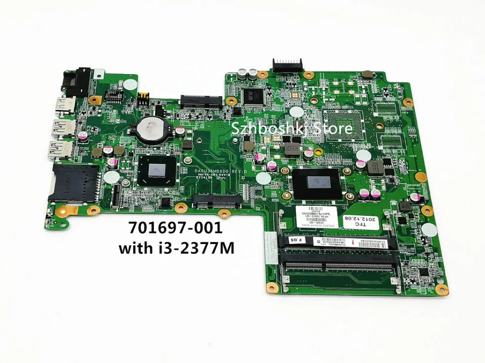 701697-001 701697-501 FOR HP PAVILION 15-B 15-B002XX SLEEKBOOK LAPTOP MOTHERBOARD DA0U36MB6D0 REV :D wint i3-2377M 100% tested
701697-001 701697-501 FOR HP PAVILION 15-B 15-B002XX SLEEKBOOK LAPTOP MOTHERBOARD DA0U36MB6D0 REV :D wint i3-2377M 100% tested