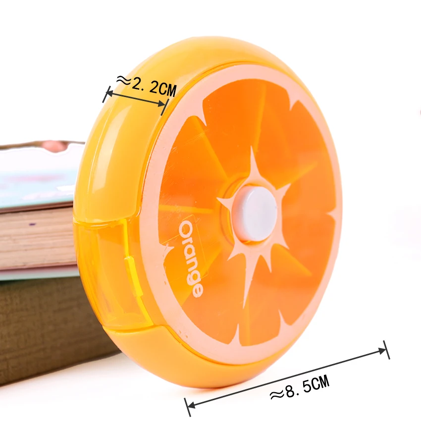 Generic 1PC Weekly Rotating 7 Day Pill Container Pill Box Splitter Pill