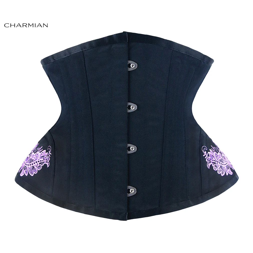 Charmian Women's Vintage Waist Trainer Sexy Underbust Corset Top Embroidery Corsets and Bustiers Shapewear Corselet Corpete
Charmian Women's Vintage Waist Trainer Sexy Underbust Corset Top Embroidery Corsets and Bustiers Shapewear Corselet Corpete