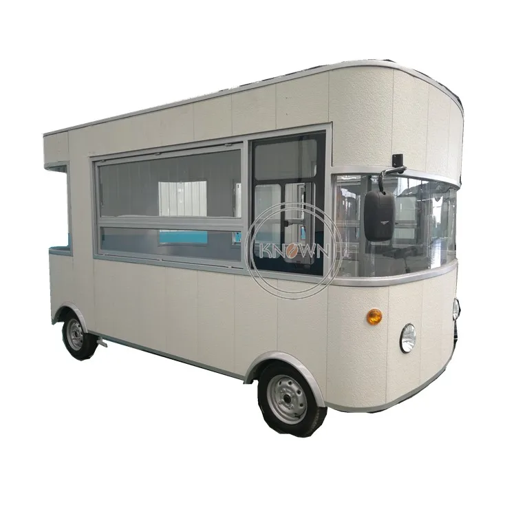 Commercial cream-colored customized food cart trailer food truck
Commercial cream-colored customized food cart trailer food truck