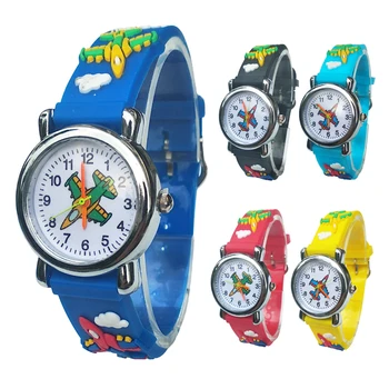 Cartoon aircraft Lovely Kids Watches For Girls Boys Gift Clock Children Students Watch Very Popular airplane style child Watch
Cartoon aircraft Lovely Kids Watches For Girls Boys Gift Clock Children Students Watch Very Popular airplane style child Watch