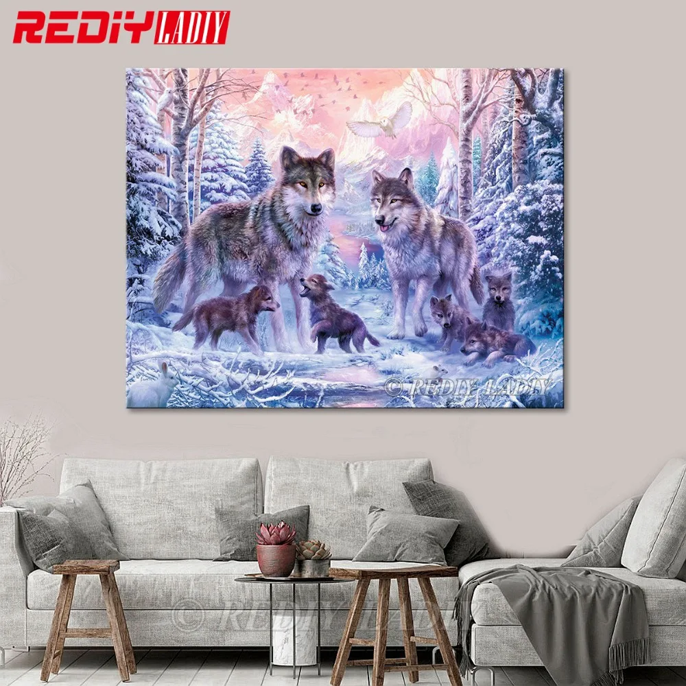 Diamond Painting Cross Stitch Wolf Family Full Round Diamond Embroidery Crystal Picture of Rhinestones Mosaic Pattern Home Decor
Diamond Painting Cross Stitch Wolf Family Full Round Diamond Embroidery Crystal Picture of Rhinestones Mosaic Pattern Home Decor
