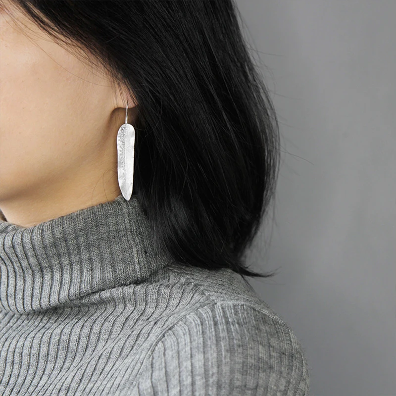 Lotus Fun Real 925 Sterling Silver Handmade Fine Jewelry Creative Design Dewdrops On Willow Leaves Dangle Earrings Brinco
Lotus Fun Real 925 Sterling Silver Handmade Fine Jewelry Creative Design Dewdrops On Willow Leaves Dangle Earrings Brinco
