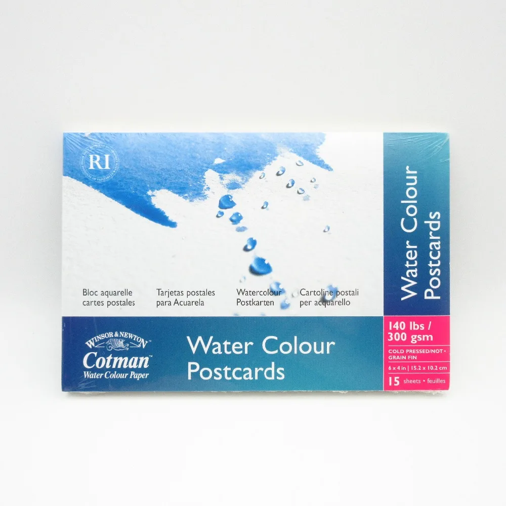 Winsor & Newton Cotman Watercolor Papers Postcards 300gsm 140 lbs 6"x4" 15 Sheets
Winsor & Newton Cotman Watercolor Papers Postcards 300gsm 140 lbs 6"x4" 15 Sheets