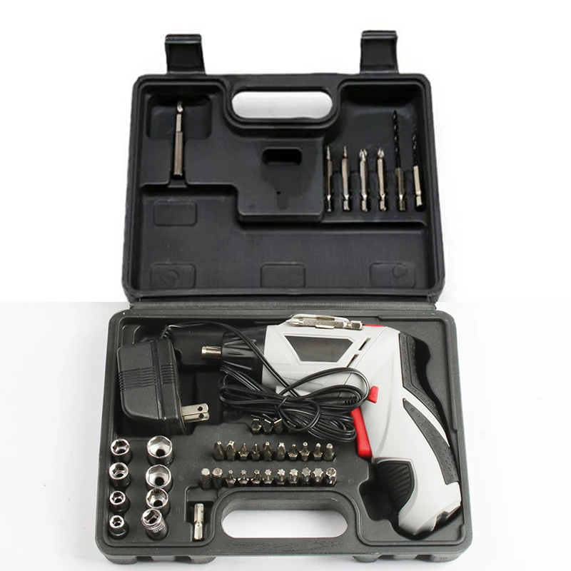 4.8V Electric Screwdriver Multi-function Rechargeable Hand Drill Electric Screwdriver Set Power Tool US/EU Plug
4.8V Electric Screwdriver Multi-function Rechargeable Hand Drill Electric Screwdriver Set Power Tool US/EU Plug