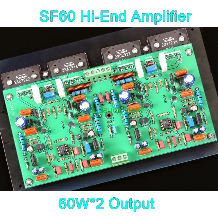 HiFi Integrated Amplifier 60W Stereo Power Amplifier Refer SUGDEN SF60 Hi-End Amp W/ Preamplifier Stage For Audio DIY Project
HiFi Integrated Amplifier 60W Stereo Power Amplifier Refer SUGDEN SF60 Hi-End Amp W/ Preamplifier Stage For Audio DIY Project