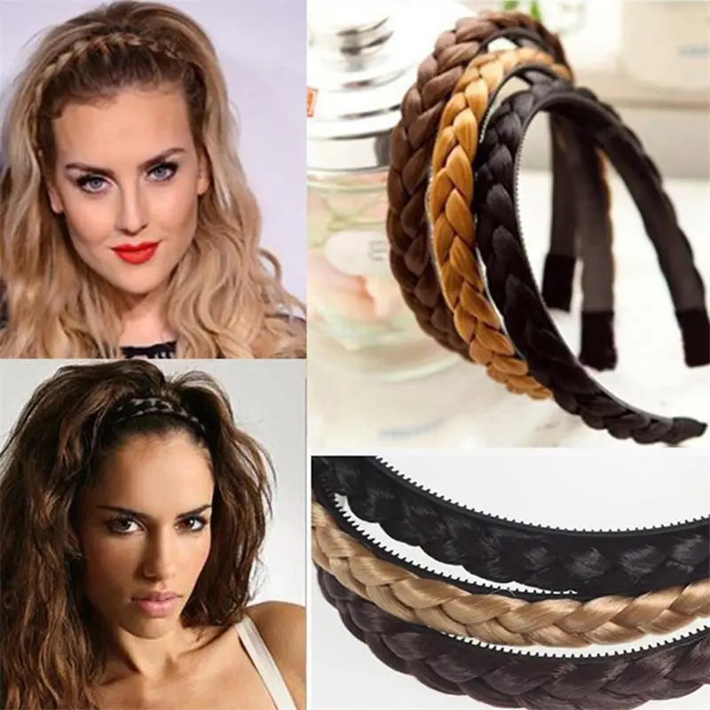 Hair Wig Accessories 1PC New Hot Headband Fashion Creative Women Hair Accessories Hairpiece Korean Braids Women Girls Headwear
Hair Wig Accessories 1PC New Hot Headband Fashion Creative Women Hair Accessories Hairpiece Korean Braids Women Girls Headwear