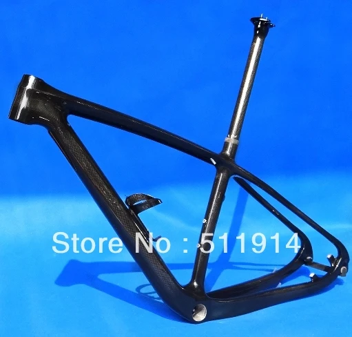 FR-202 - full carbon 3K Glossy mountain bike MTB 29ER (BB30) 29" Wheel frame + seatpost + clamp + cage
FR-202 - full carbon 3K Glossy mountain bike MTB 29ER (BB30) 29" Wheel frame + seatpost + clamp + cage