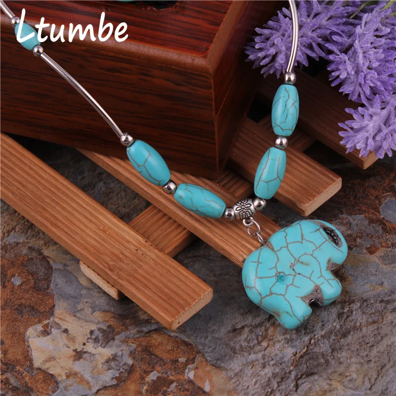 Ltumbe New Fashion Silver Color Bohemia Natural Stone Big Elephant Necklaces & Pendants for Women Party Tribal Jewelry Collier
Ltumbe New Fashion Silver Color Bohemia Natural Stone Big Elephant Necklaces & Pendants for Women Party Tribal Jewelry Collier