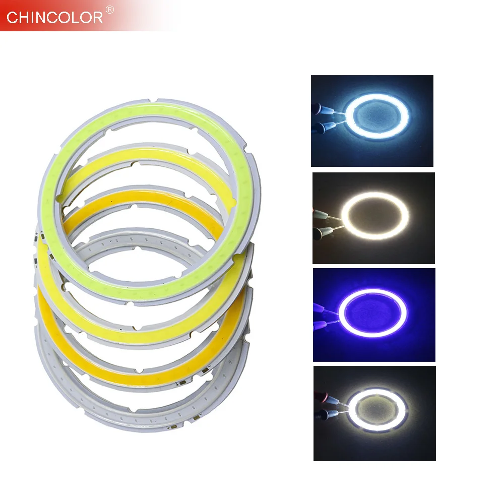 2PCS COB Headlight Led Source Light Auto Halo Rings Angel Eyes DC 12V-14V 65MM Drl Led Motorcycle Car Accessories Q
2PCS COB Headlight Led Source Light Auto Halo Rings Angel Eyes DC 12V-14V 65MM Drl Led Motorcycle Car Accessories Q