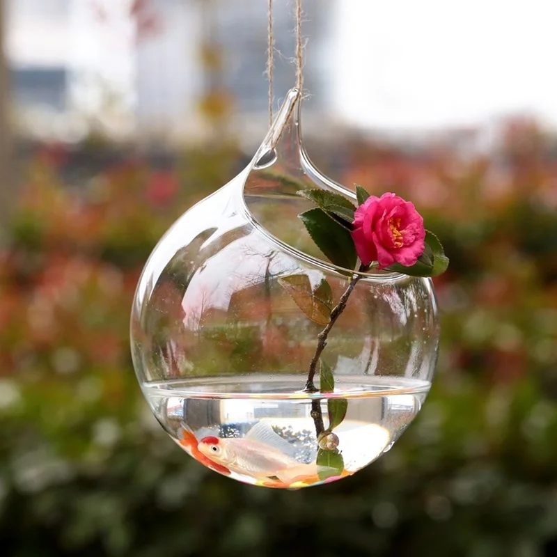 Home Window Hanging Glass Vase Flower Water Planting Terrarium Glass Hanging Vase Hydroponic Indoor Office Home Decor Ornament 
Home Window Hanging Glass Vase Flower Water Planting Terrarium Glass Hanging Vase Hydroponic Indoor Office Home Decor Ornament