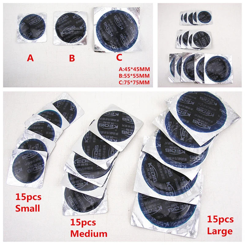 45pcs Universal Motorcycle Puncture Maintenance Tire Repair Tools Round Shape Tyre Rubber Cold Patch Car Cycling Repairing Tools
45pcs Universal Motorcycle Puncture Maintenance Tire Repair Tools Round Shape Tyre Rubber Cold Patch Car Cycling Repairing Tools