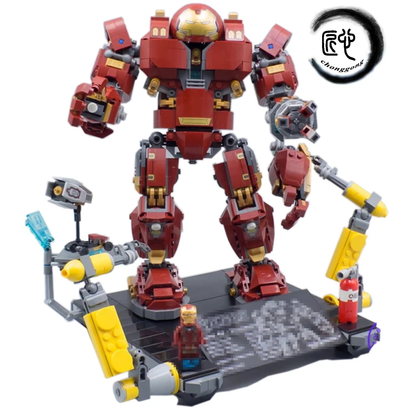 New Super heroes IronMan hulkbuster fit legoings 76105 avengers infinity war marvel figures Building Bricks Block Child toy gift
New Super heroes IronMan hulkbuster fit legoings 76105 avengers infinity war marvel figures Building Bricks Block Child toy gift