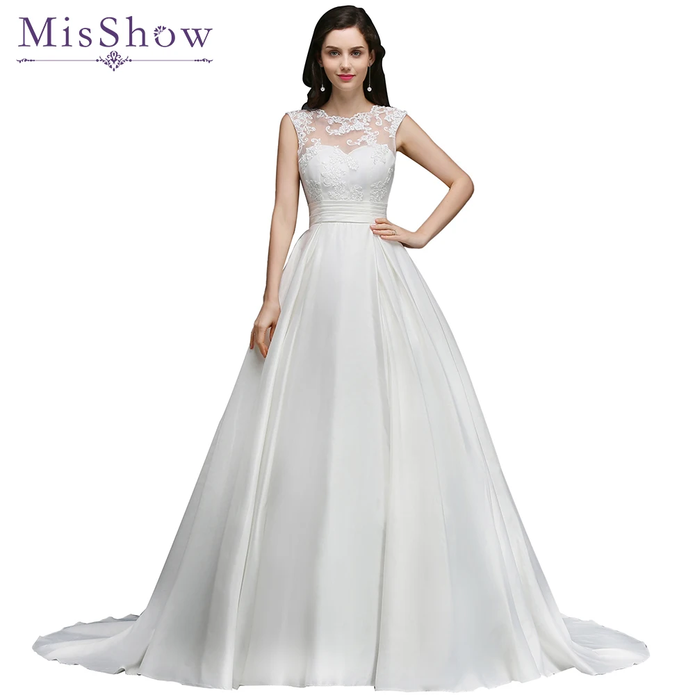 Wedding Dress 2019 Robe De Mariage White/Ivory Backless Lace A-Line Court Train Satin Cheap Wedding Dresses Vestido De Casamento
Wedding Dress 2019 Robe De Mariage White/Ivory Backless Lace A-Line Court Train Satin Cheap Wedding Dresses Vestido De Casamento