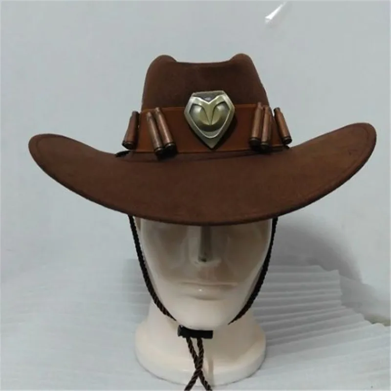 Game Hat Jesse-Mccree Cowboy Cosplay Hat Prop Hat + Copper Badges Collection On Sale
Game Hat Jesse-Mccree Cowboy Cosplay Hat Prop Hat + Copper Badges Collection On Sale
