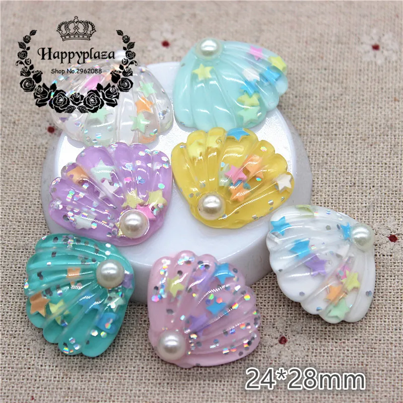 10pcs 24*28mm Shiny Resin ABS Pearl Seashell Flat back Cabochon DIY Phone/Craft Scrapbooking
10pcs 24*28mm Shiny Resin ABS Pearl Seashell Flat back Cabochon DIY Phone/Craft Scrapbooking