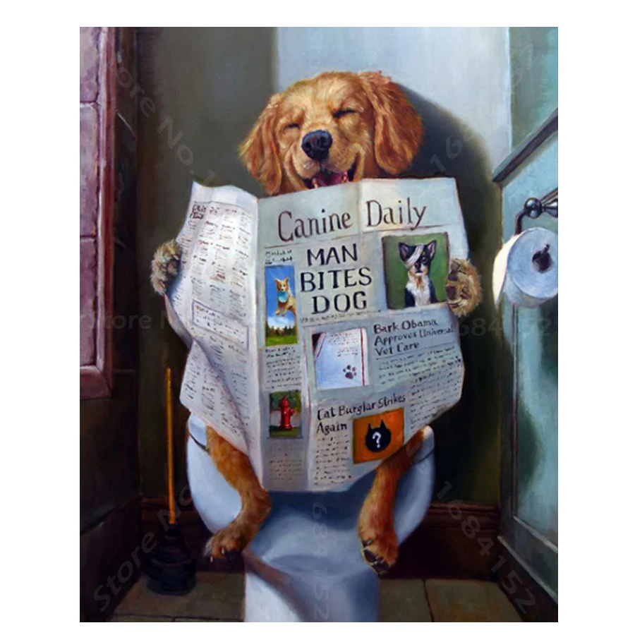 5D DIY diamond embroidery aniamls,dog,toilet,full diamond painting Cross Stitch Rhinestone mosaic Bathroom Room Decor art
5D DIY diamond embroidery aniamls,dog,toilet,full diamond painting Cross Stitch Rhinestone mosaic Bathroom Room Decor art