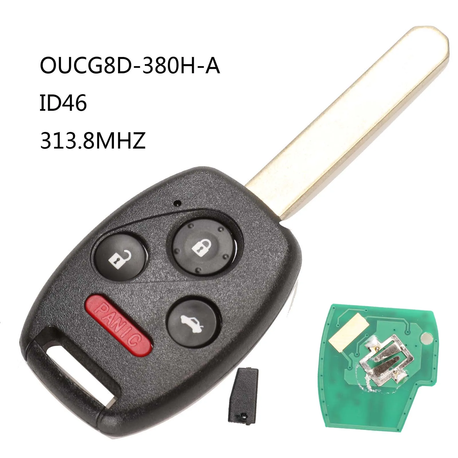 jingyuqin 313.8Mhz ID46 Chip PCF7936 Remote Car Key For Honda Civic EX Si 2006 2007 2008 2009 2010 2011 For Honda N5F-S0084A
jingyuqin 313.8Mhz ID46 Chip PCF7936 Remote Car Key For Honda Civic EX Si 2006 2007 2008 2009 2010 2011 For Honda N5F-S0084A