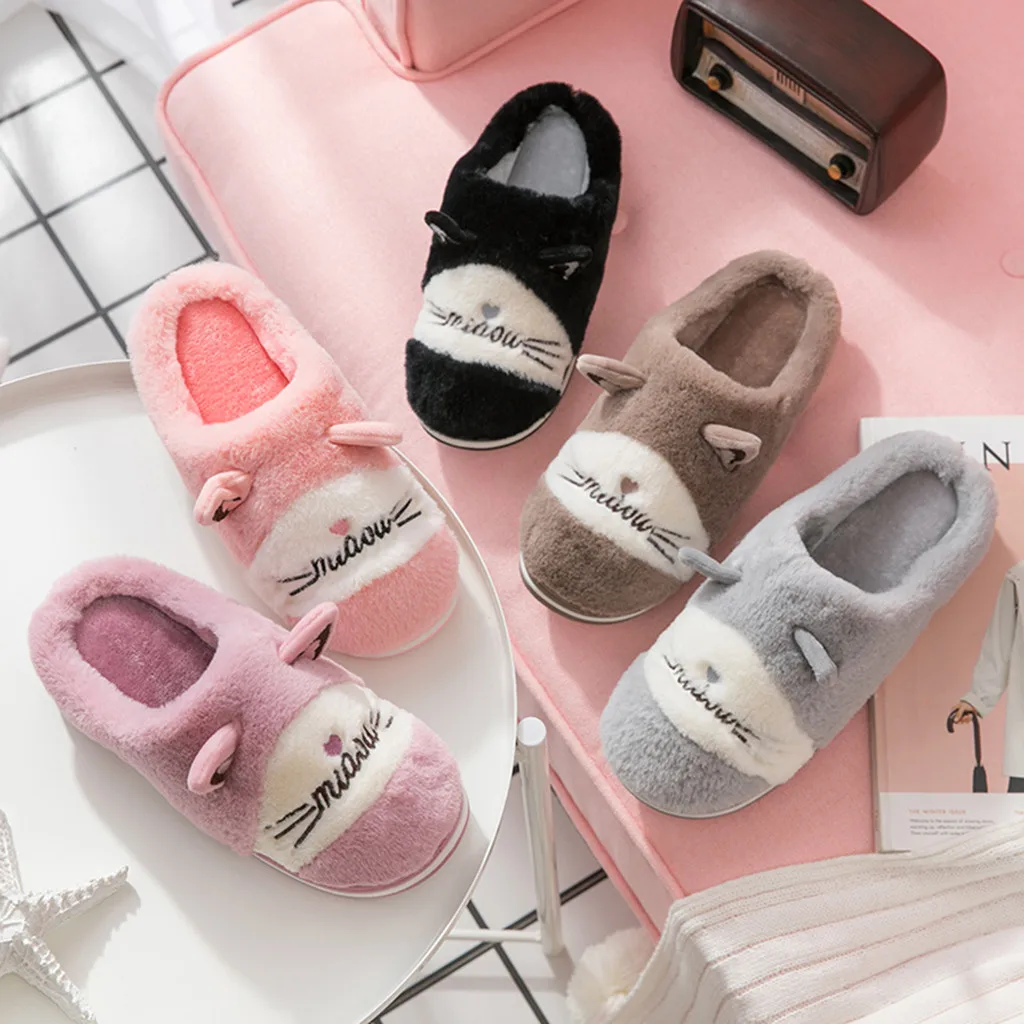 Winter shoes Wear Women's Mens Couples Cartoon Cat Warm Non-slip Floor Home Slippers Soft Elegant Indoor Shoes for Casual Women
Winter shoes Wear Women's Mens Couples Cartoon Cat Warm Non-slip Floor Home Slippers Soft Elegant Indoor Shoes for Casual Women