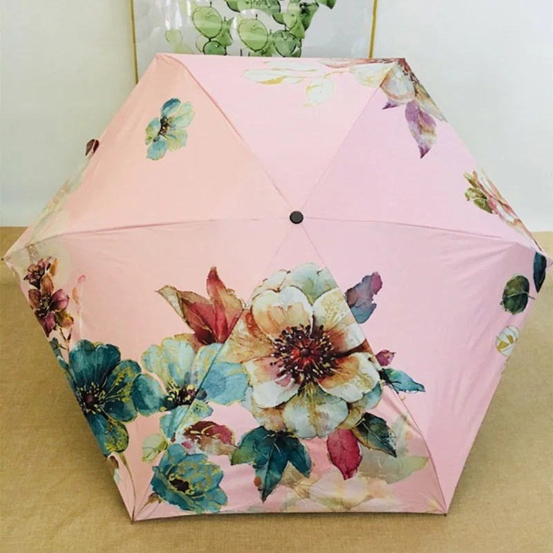 Flower Small Folding Umbrella Rain Women Gift Men Mini Pocket Parasol Girls Anti-UV Waterproof Portable Travel Umbrella Creative
Flower Small Folding Umbrella Rain Women Gift Men Mini Pocket Parasol Girls Anti-UV Waterproof Portable Travel Umbrella Creative