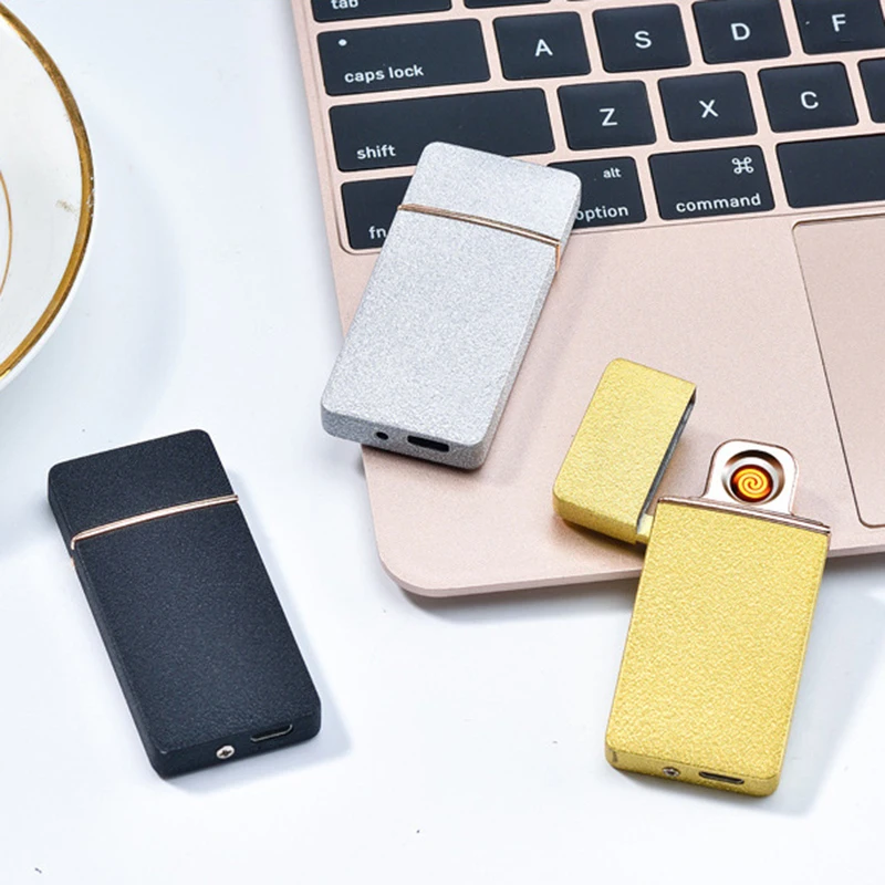 Free laser engraving LOGO, ultra-thin shape flameless lighter electronic charging windproof lighter
Free laser engraving LOGO, ultra-thin shape flameless lighter electronic charging windproof lighter