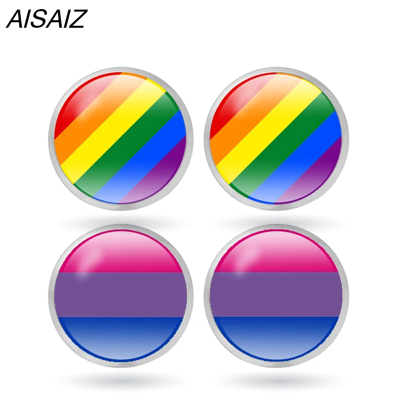 12 styles LGBT Stud Earrings Hypoallergenic Ear Nail Gay Pride Jewelry Glass Cabochon gays Earrings Christmas gifts
12 styles LGBT Stud Earrings Hypoallergenic Ear Nail Gay Pride Jewelry Glass Cabochon gays Earrings Christmas gifts