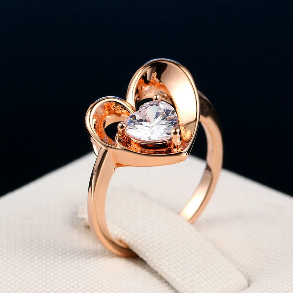 Big Zircon Crystal Heart Rings For Women Rose Gold Color Ring Natural Stone Rings For Men Bague Homme 2018
Big Zircon Crystal Heart Rings For Women Rose Gold Color Ring Natural Stone Rings For Men Bague Homme 2018