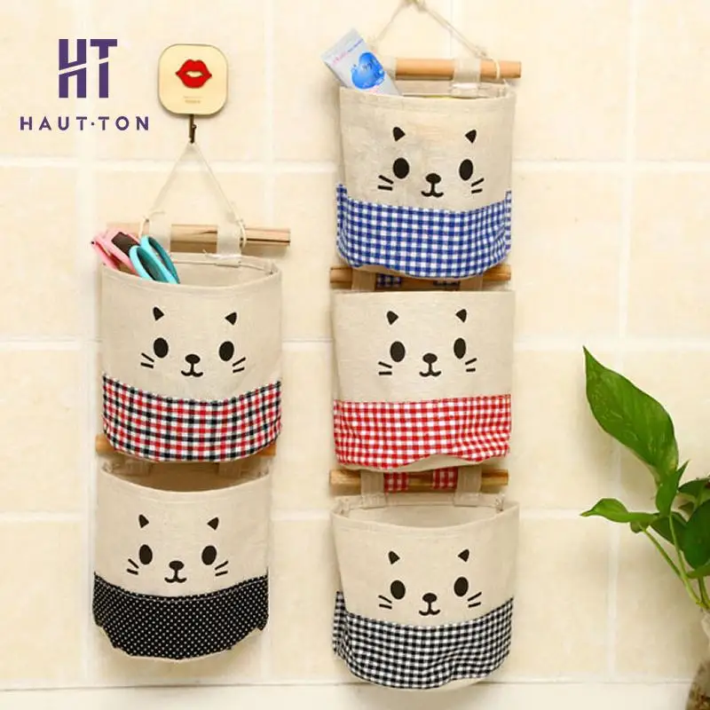 Cotton Fabric Pouch Bag Storage Bag Home Organizer Cute Cat Expression Storing Storage Bag Door Wall Hanging Organizer
Cotton Fabric Pouch Bag Storage Bag Home Organizer Cute Cat Expression Storing Storage Bag Door Wall Hanging Organizer