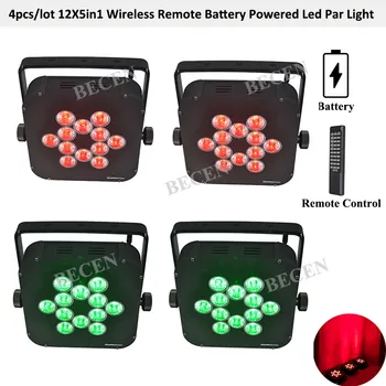 4pcs 12x5in1 RGBWA Battery Powered Led Par Light Remote Control LED Uplight for Stage Wedding
4pcs 12x5in1 RGBWA Battery Powered Led Par Light Remote Control LED Uplight for Stage Wedding
