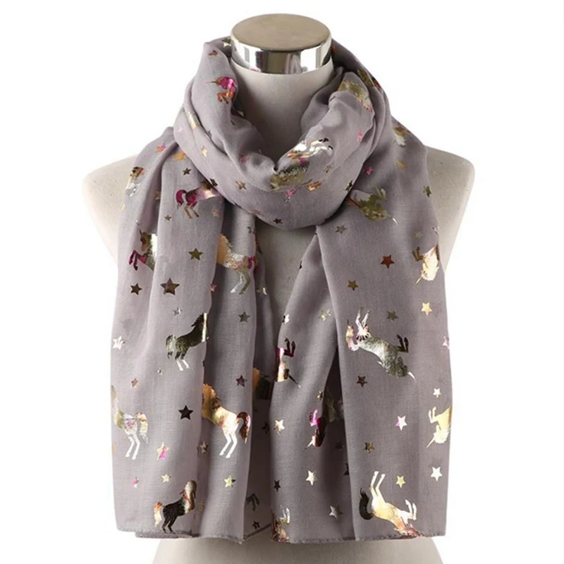 Fashion Multi Rainbow Color Unicorn Star Scarf Women Shawl Stole Scarf Female Winter Warm Neck Wrap Up Head Scarf 
Fashion Multi Rainbow Color Unicorn Star Scarf Women Shawl Stole Scarf Female Winter Warm Neck Wrap Up Head Scarf