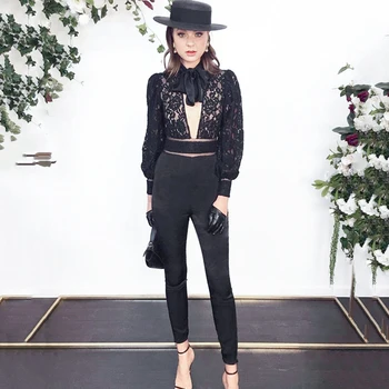 Hot Sale 2019 Autumn Jumpsuit Elegant Sexy Full Women Backless Night Club Lace Hollow out High Quality Jumpsuit Wholesale
Hot Sale 2019 Autumn Jumpsuit Elegant Sexy Full Women Backless Night Club Lace Hollow out High Quality Jumpsuit Wholesale