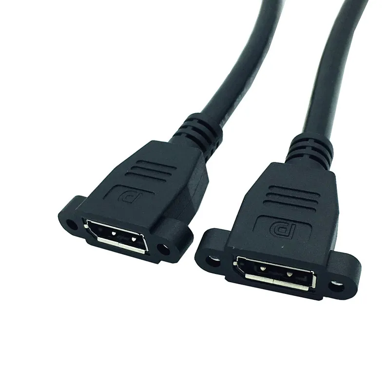 DisplayPort, розетка, Панельное крепление к розетке, Панельное крепление, Женский Удлинительный кабель DP, Женский к женскому кабелю 0,3 м
DisplayPort, розетка, Панельное крепление к розетке, Панельное крепление, Женский Удлинительный кабель DP, Женский к женскому кабелю 0,3 м