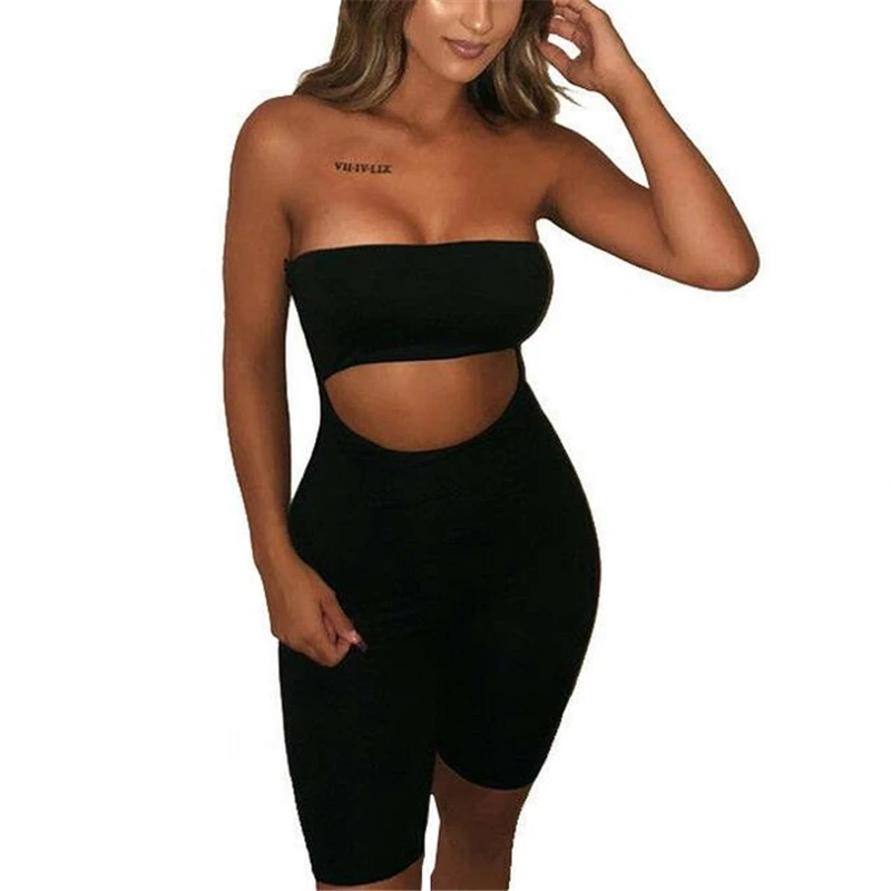 Women Playsuit Sexy Off Shoulder Jumpsuit Playsuit Bodycon Rompers Clubwear Overalls Solid Color Party Jumpsuit Hollow Bodysuit
Women Playsuit Sexy Off Shoulder Jumpsuit Playsuit Bodycon Rompers Clubwear Overalls Solid Color Party Jumpsuit Hollow Bodysuit