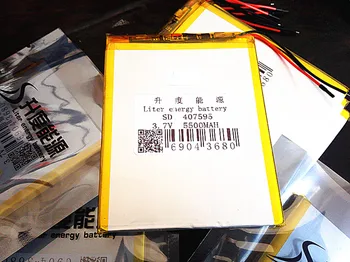 407595 polymer lithium battery 7,8,9 inch 3.7 V tablet battery 5500 mah each brand tablet general polymer lithium battery
407595 polymer lithium battery 7,8,9 inch 3.7 V tablet battery 5500 mah each brand tablet general polymer lithium battery